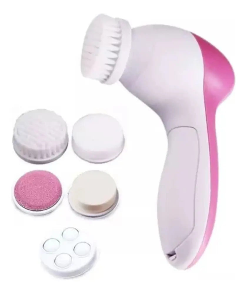 Cepillo Limpiador Facial Electrico Exfoliante Masajeador 5/1