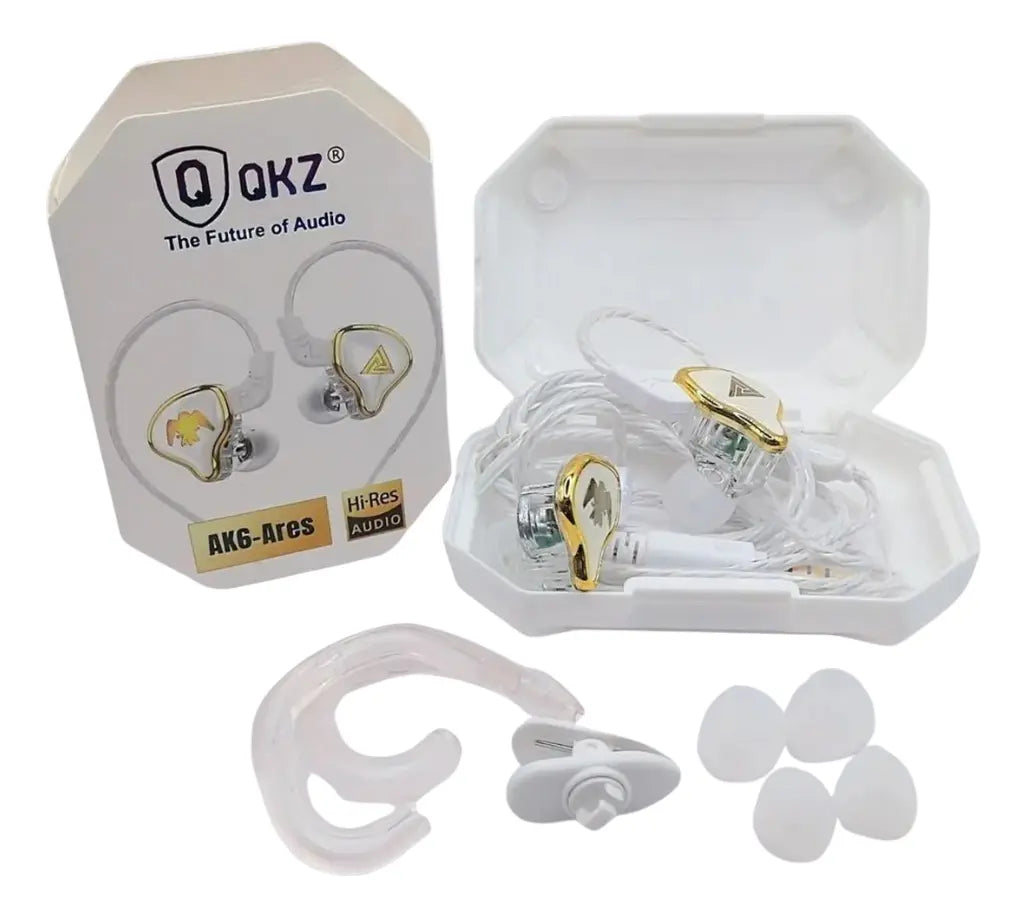 Audífonos Alámbricos Qkz Hi7t Ergonómicos In-ear Deportivos