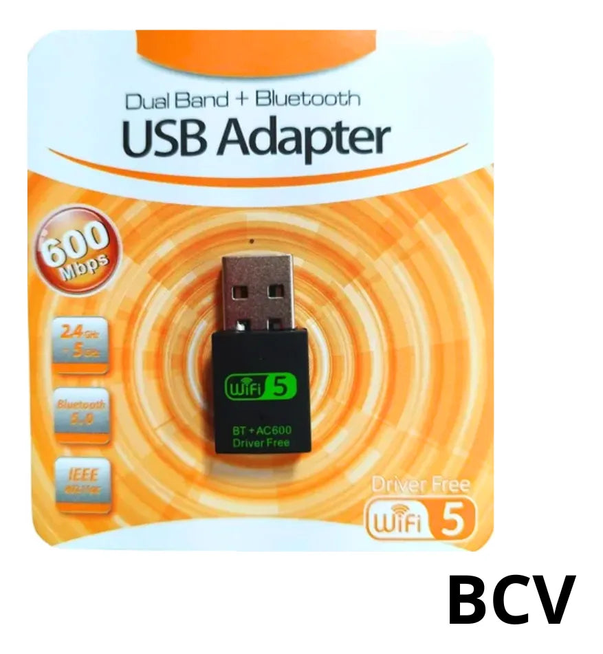 Antena Wifi Pc Bluetooth 2 En 1 Doble Banda 5g Rompe Muro