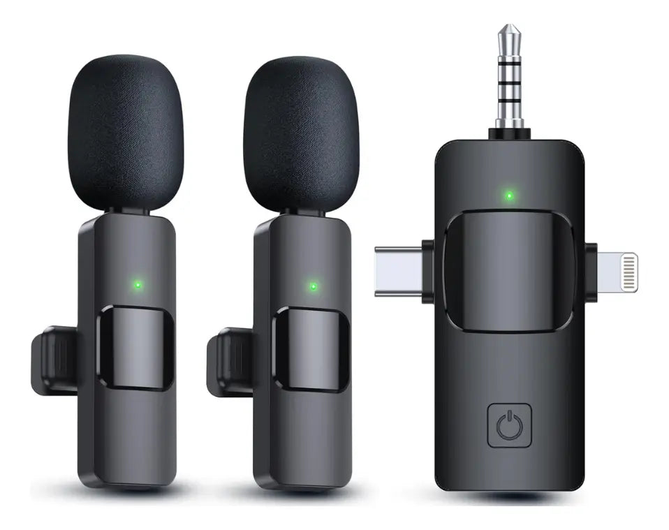 Micrófono Inalámbrico Dual Xiaomi Edición Especial (iPhone y Tipo-C)