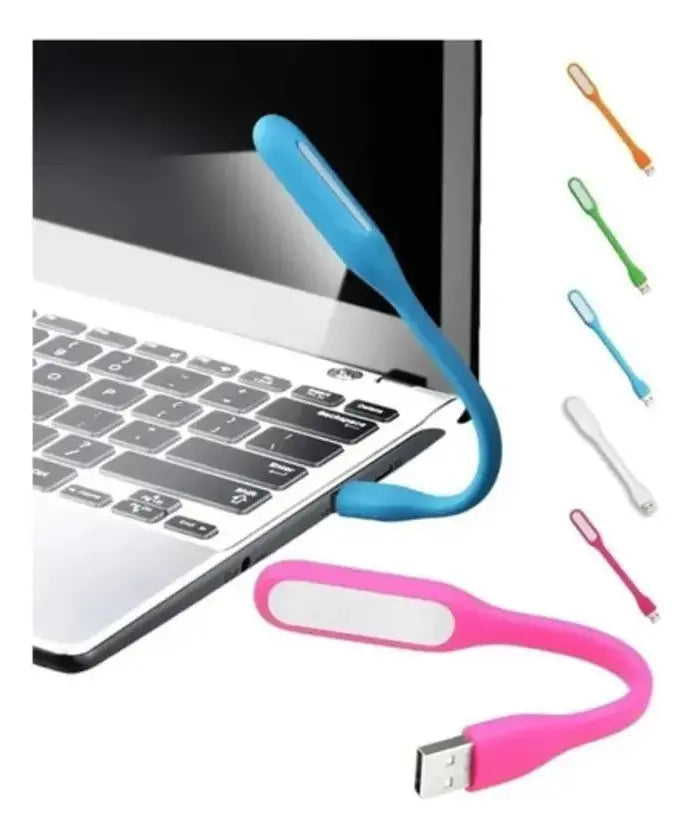Mini Lampara Flexible Luz Led Usb Portátil Ajustable