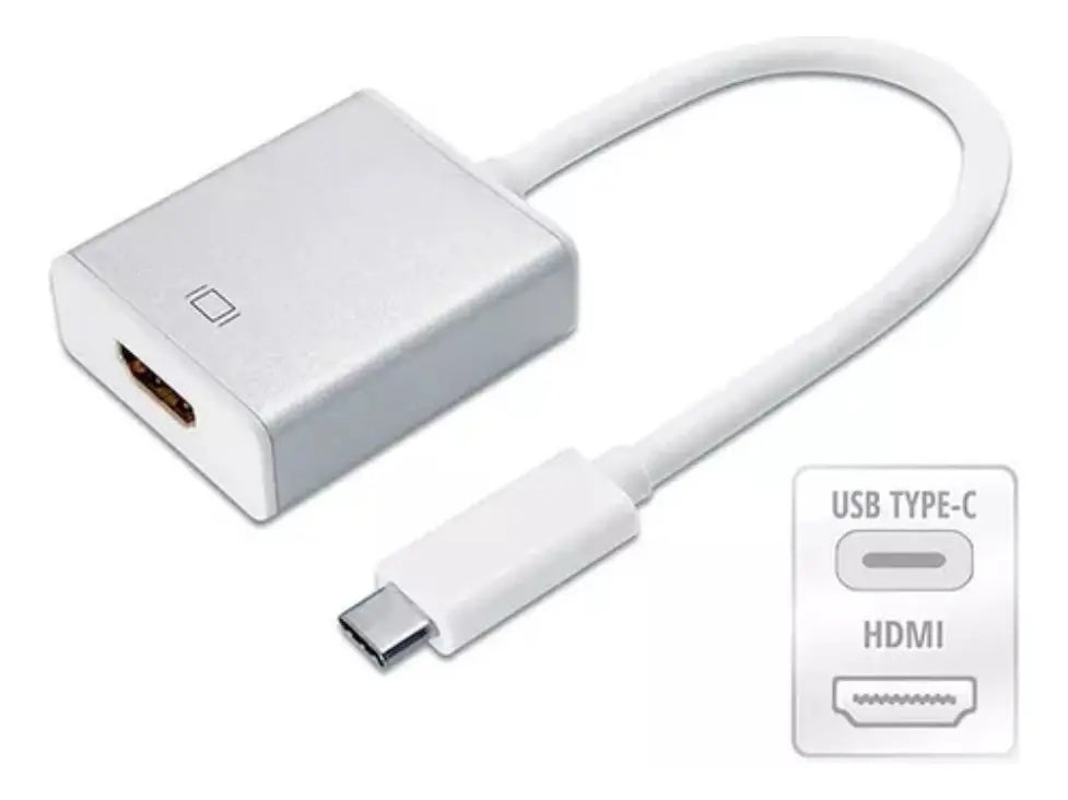 Convertidor Tipo C A Hdmi Adaptador Macho A Hembra Hd 1080p