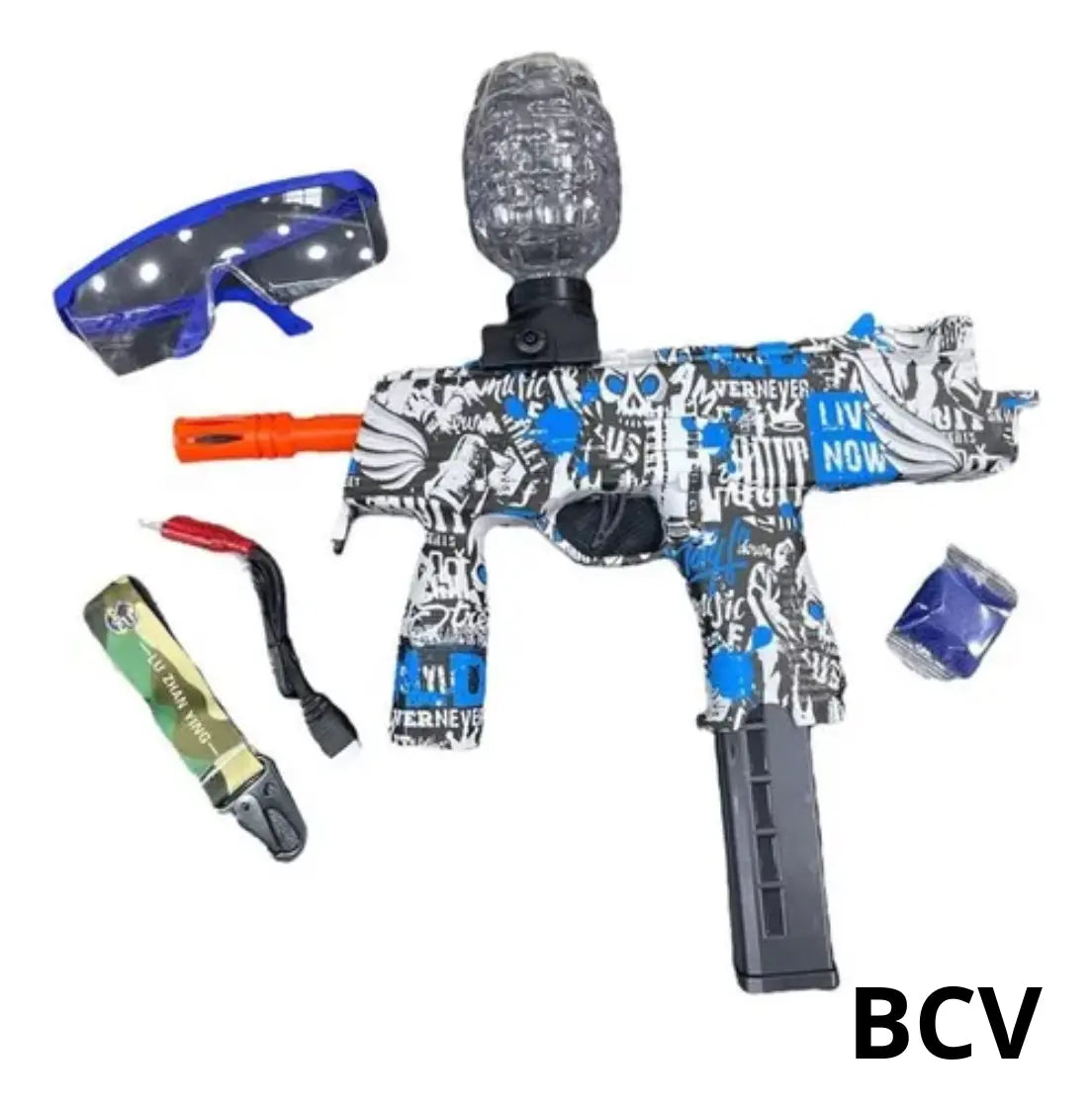 Pistola Hidrogel Semi Automática Hydro Blaster Ak47 Pequeña