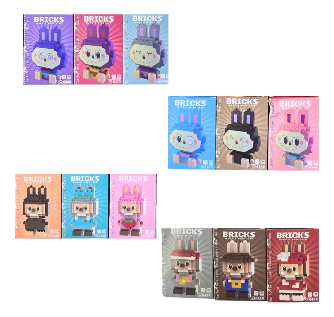 Bloques Lego Mini Bricks Figuras Armable Coleccion Labubu