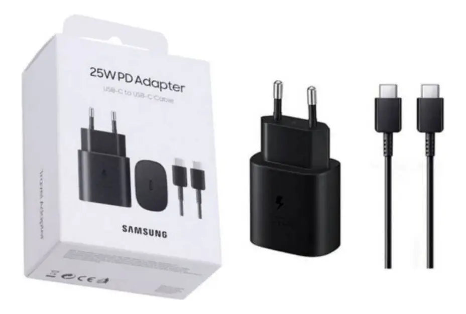Cargador Samsung Carga Rapida 25w Travel Adapter Tipo-c 3a