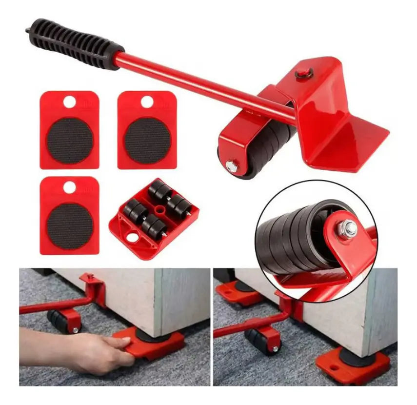 Set De Ruedas Para Levantar Muebles Giratoria X4 Movilidad