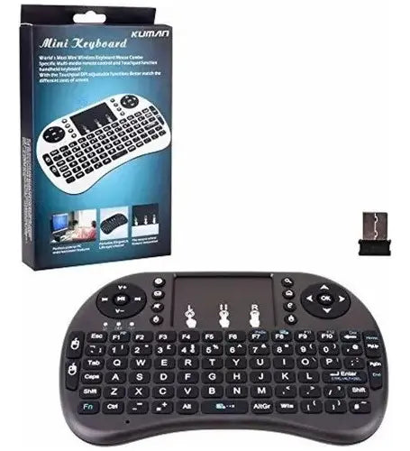 Control Mini Teclado Inalambrico Recargable Bluetooth Tv Pc