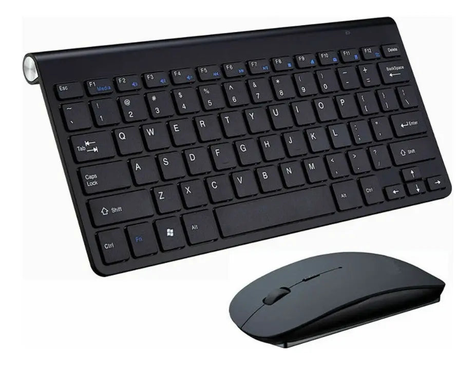 Combo Teclado Y Mouse Recargable Inalambrico Usb Pc Laptop