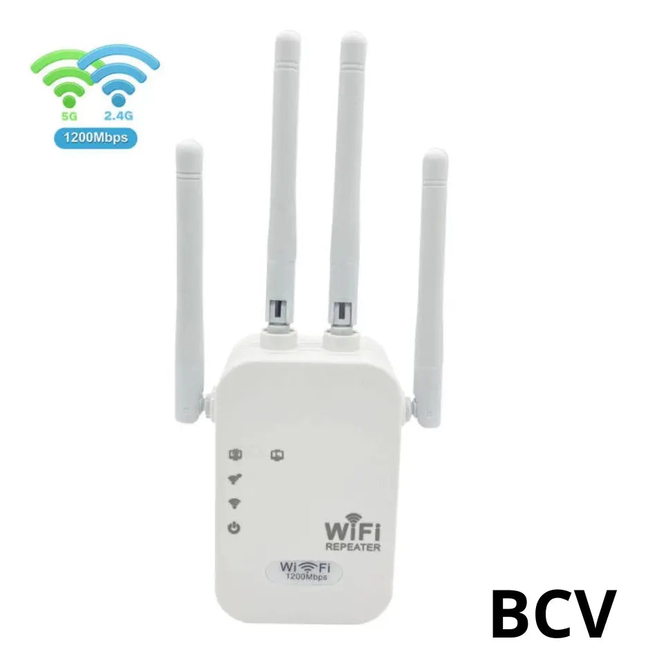 Repetidor Wifi Rompe Muro Doble Banda 1200mbps 5g/2.4ghz