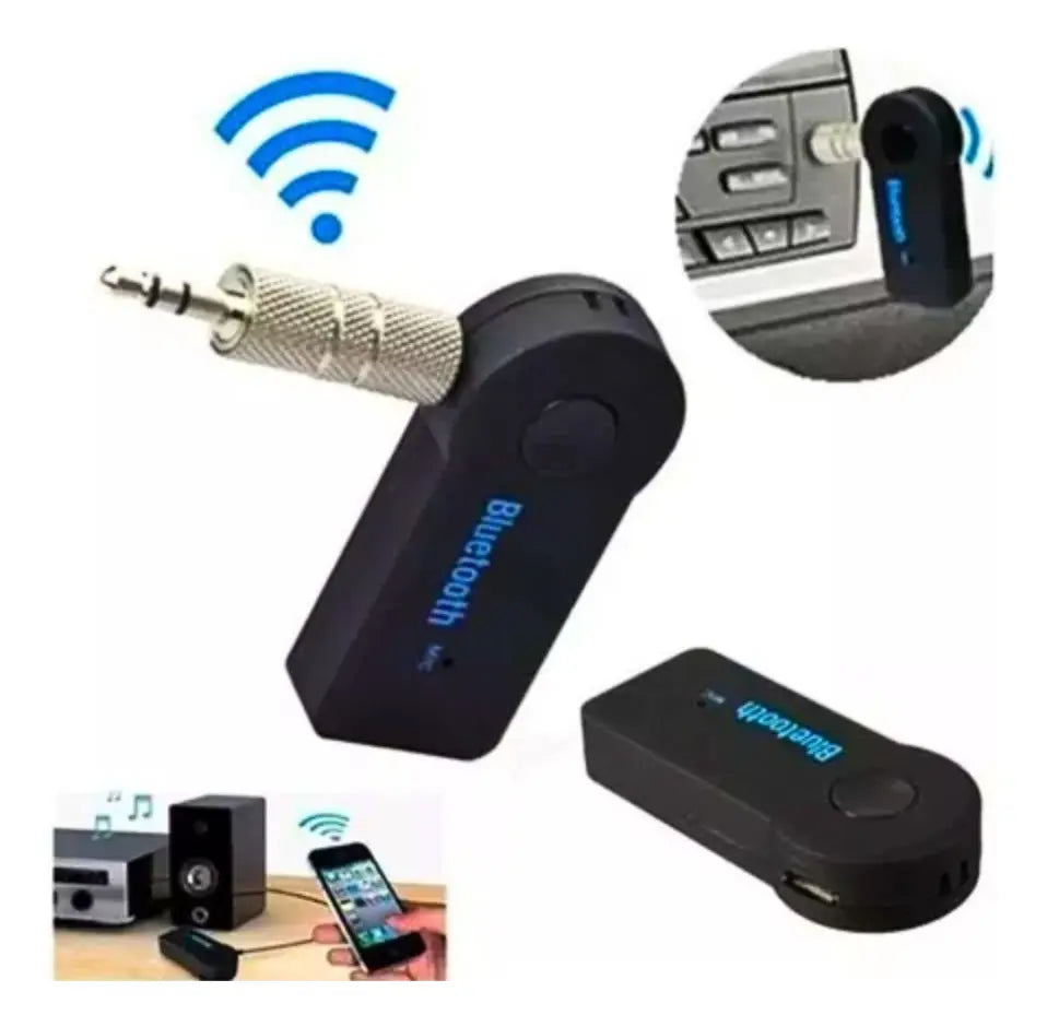 Receptor Bluetooth Auxiliar 3.5mm Reproductor De Carro