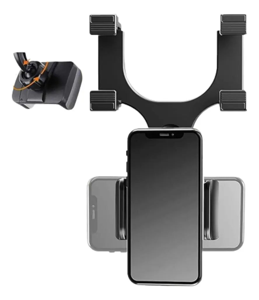 Base Soporte Celular Universal Carro Retrovisor Ajustable