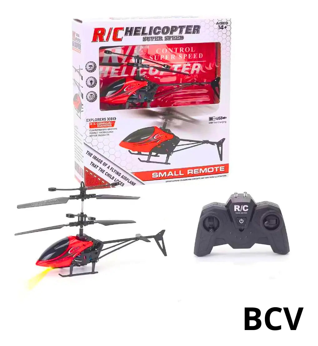 Helicoptero De Juguete Control Remoto Bateria De Niño