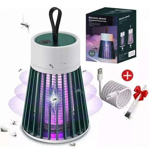 Lampara Mata Insectos Mosquitos Moscas Recargable Electrica