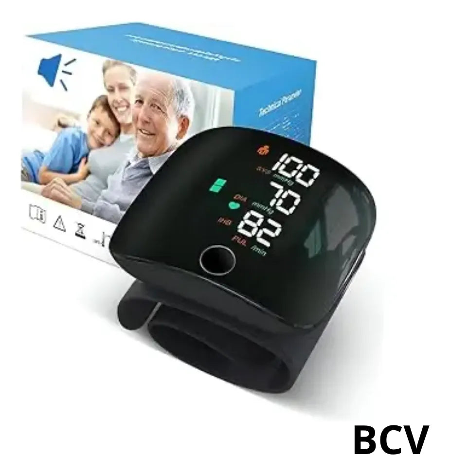 Tensiometro Digital De Muñeca Presion Usb Recargable Pilas