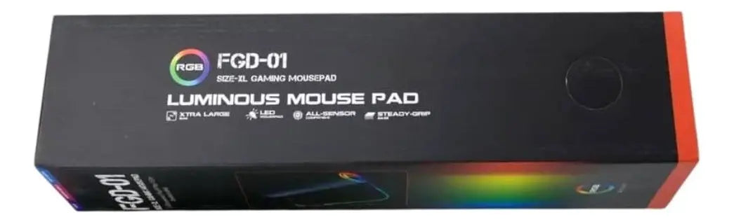 Mouse Pad Rgb Antideslizante Gamer Computadora Laptop 30x80