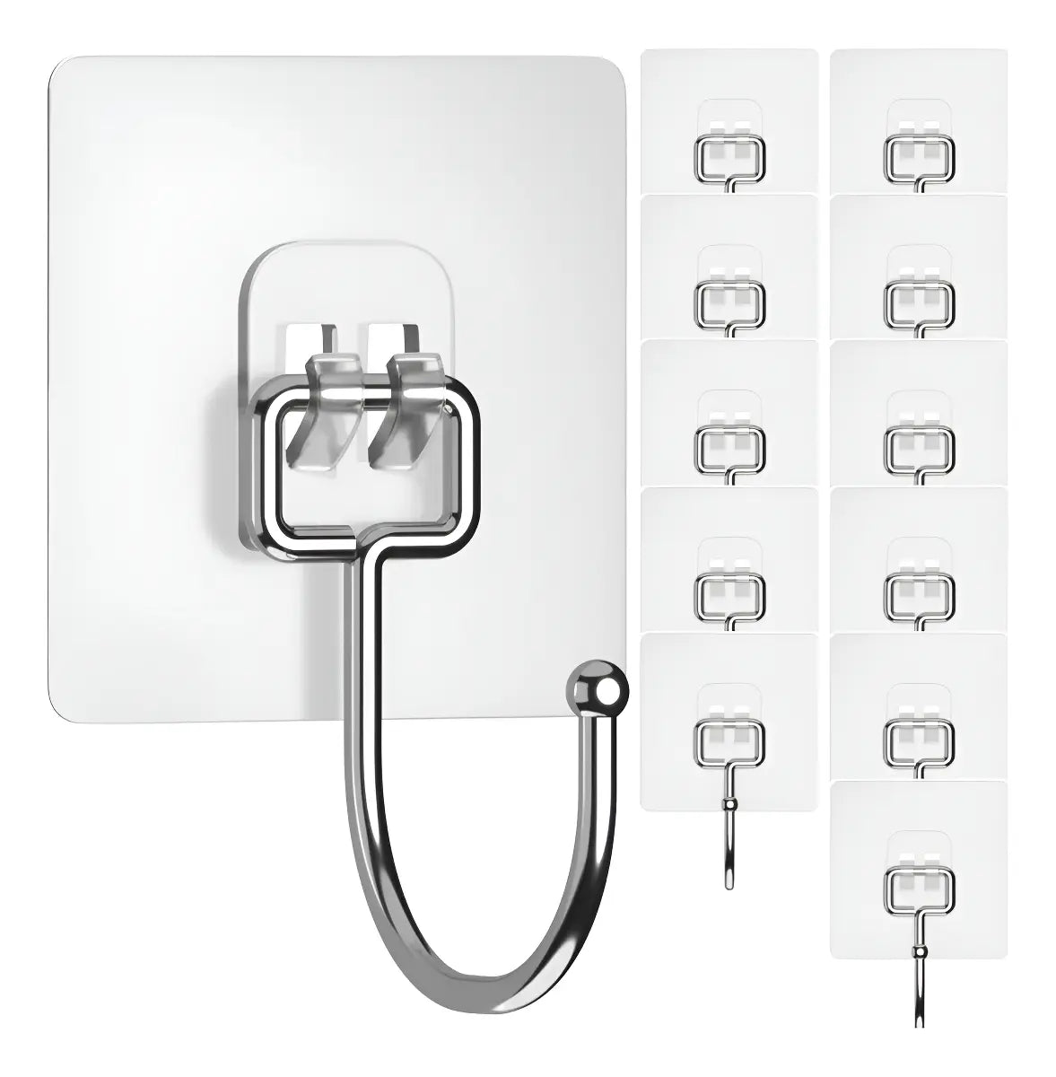 Ganchos Adhesivos Para Pared Colgar Resistentes 10 Unidades