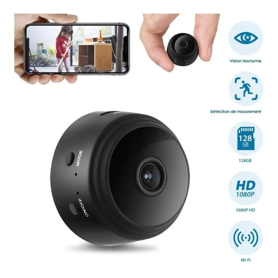 Mini Camara Wifi - Espia Hd - Sensor De Movimiento
