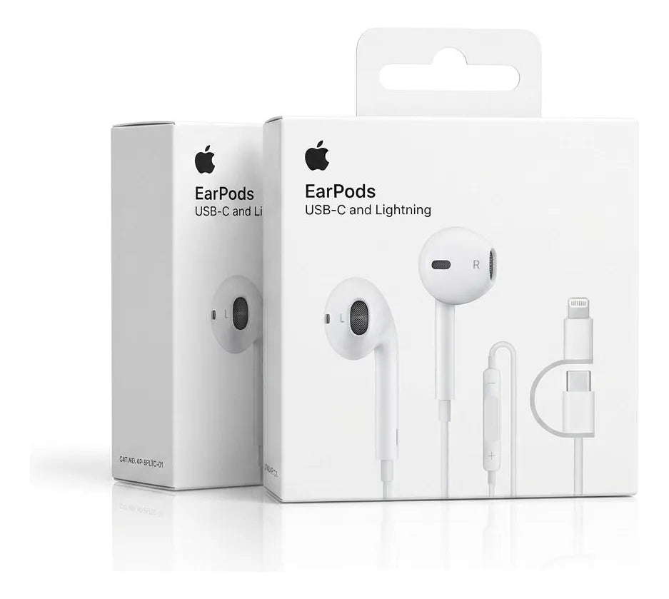 Audifonos Alambrico Earpods iPhone Usb C Y Otg Lightning