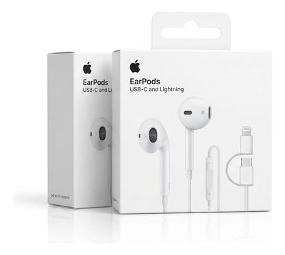 Audifonos Alambrico Earpods iPhone Usb C Y Otg Lightning