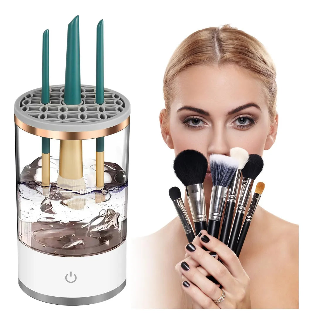 Limpiador De Brochas Electrico Esponjas De Maquillaje Usb
