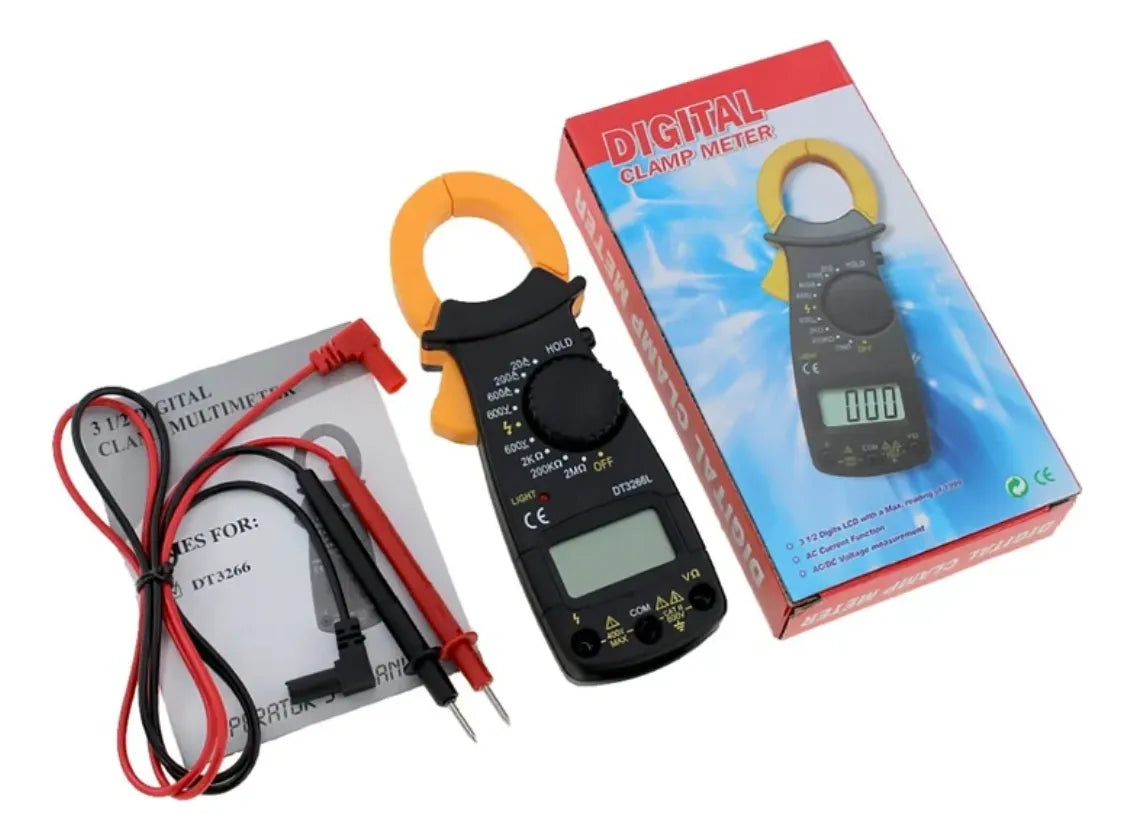 Pinza Aparimetrica Multimetro Tester Digital Voltaje Ac