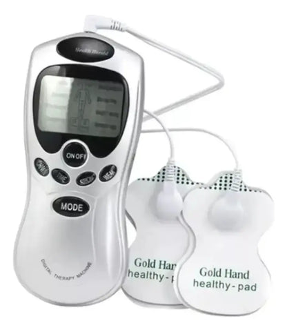 Electroestimulador Masajeador TENS con Conexión 110V (8 Electrodos).