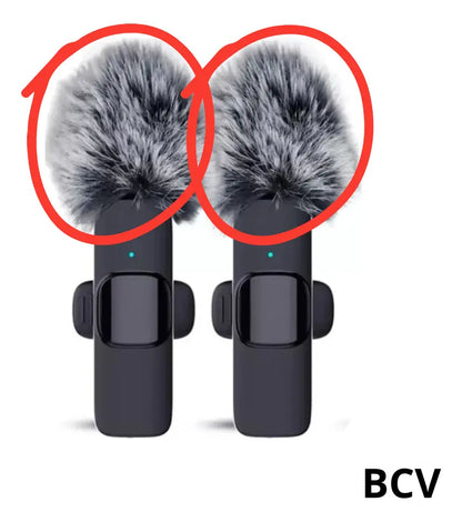 Protector Para Brisas De Microfono Peludo Corta Viento Funda