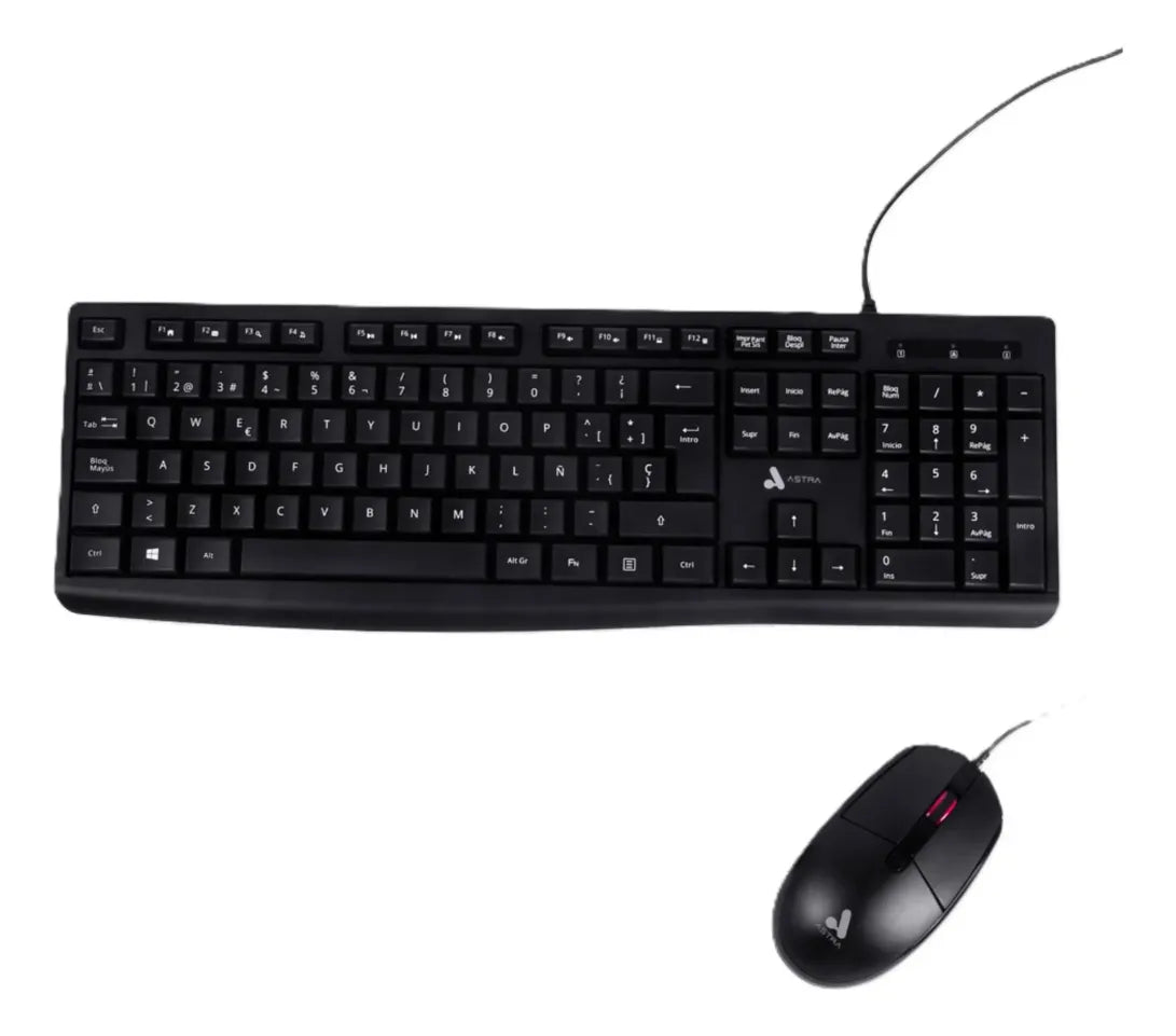 Combo Kit Teclado Y Mouse Para Pc Escritorio Computadora
