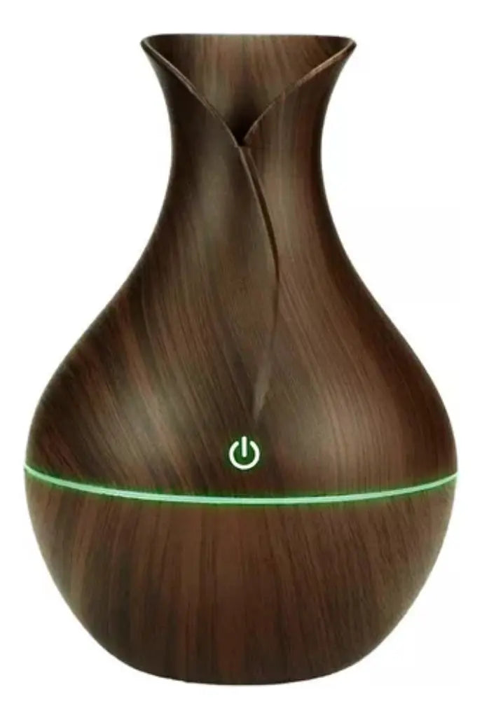Humidificador Jarron Luz Rgb Difusor Aromas Esencia Regalo
