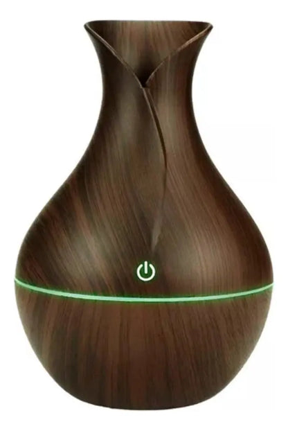 Humidificador Jarron Luz Rgb Difusor Aromas Esencia Regalo