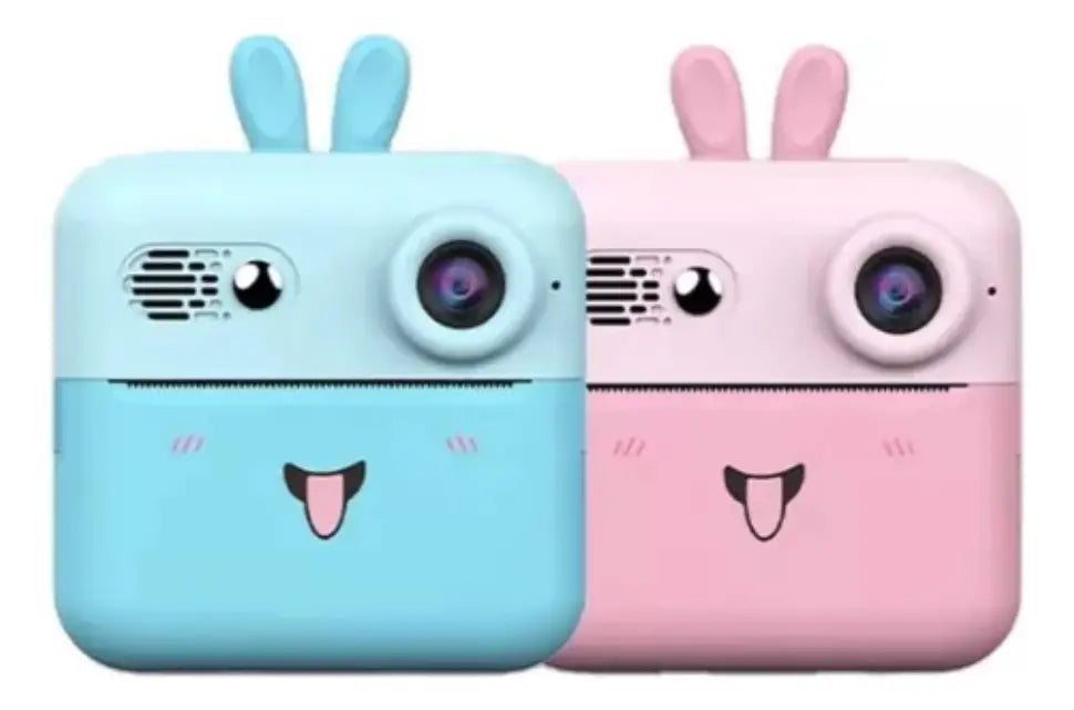 Camara Instantanea Para Niños Imprime Fotos B/n Juega Graba