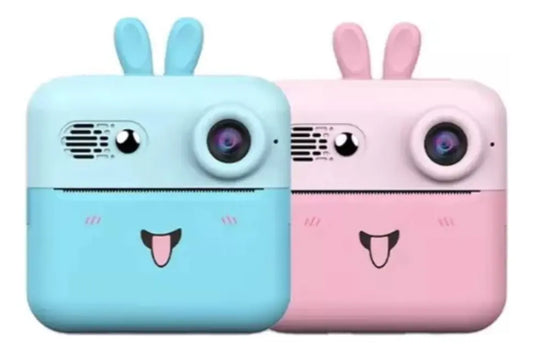 Camara Instantanea Para Niños Imprime Fotos B/n Juega Graba