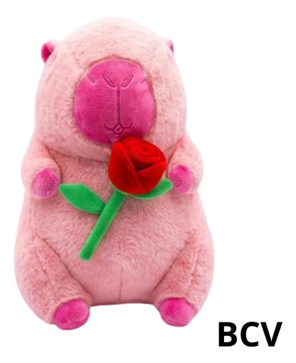 Peluche Afelpado Kapibara Detalle Muñeco 25cm Premium Kawaii