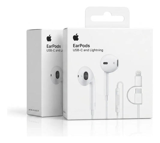 Audifonos Alambrico Earpods iPhone Usb C Y Otg Lightning