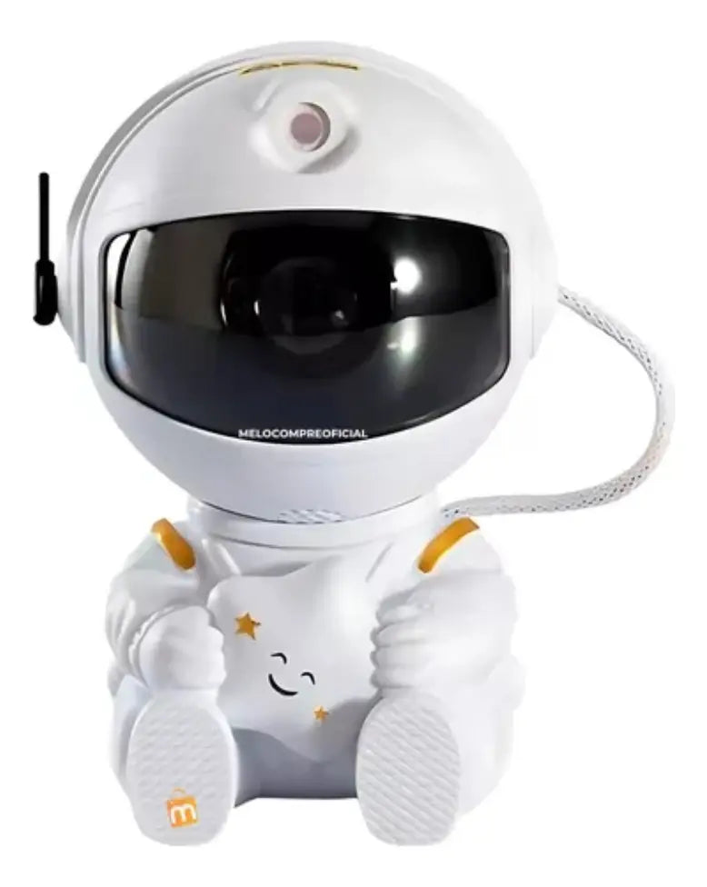 Lampara Astronauta Proyector Galaxia Rgb 360 Control Remoto