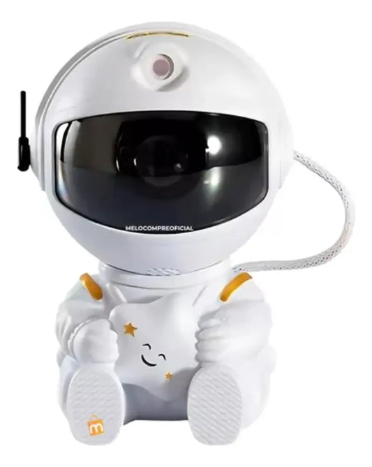 Lampara Astronauta Proyector Galaxia Rgb 360 Control Remoto