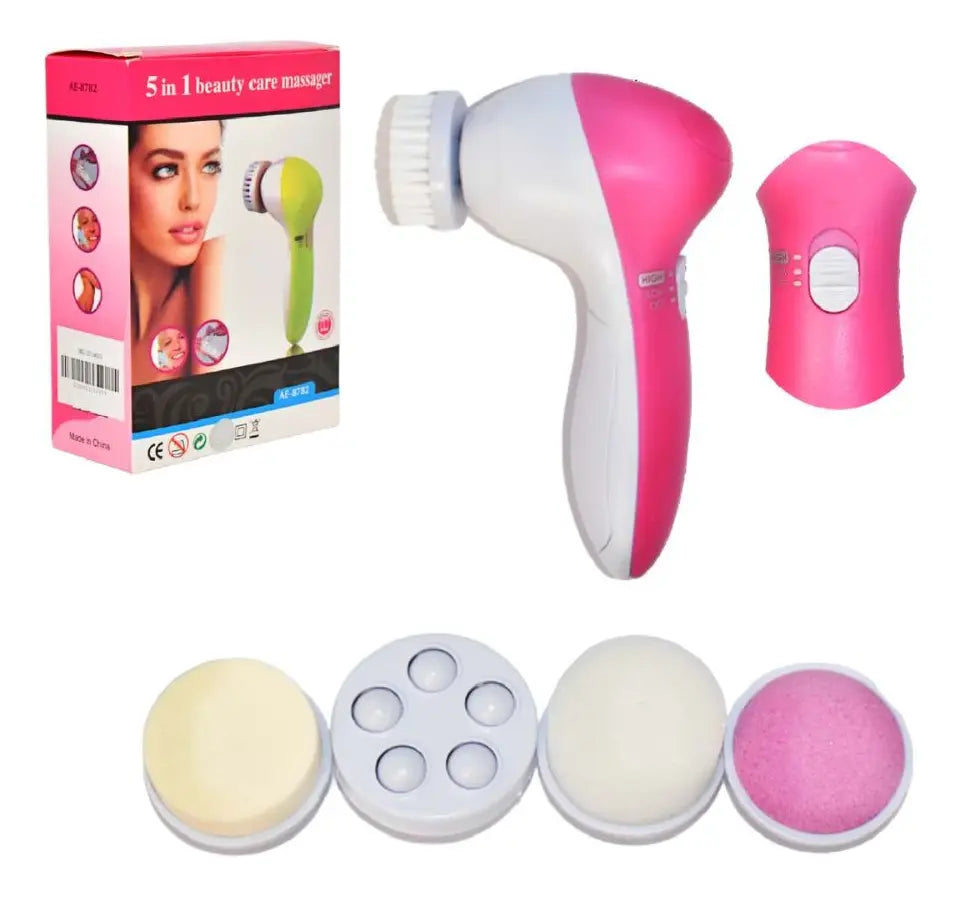 Cepillo Limpiador Facial Electrico Exfoliante Masajeador 5/1