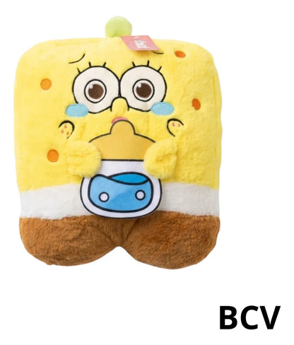 Peluche Afelpado Bob Esponja Detalle Muñeco 25cm Premium