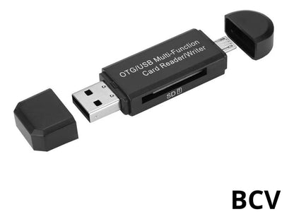 Adaptador Otg Tipo C Macho Usb Macho Micro Sd Multipuertos