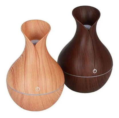 Humidificador Jarron Luz Rgb Difusor Aromas Esencia Regalo