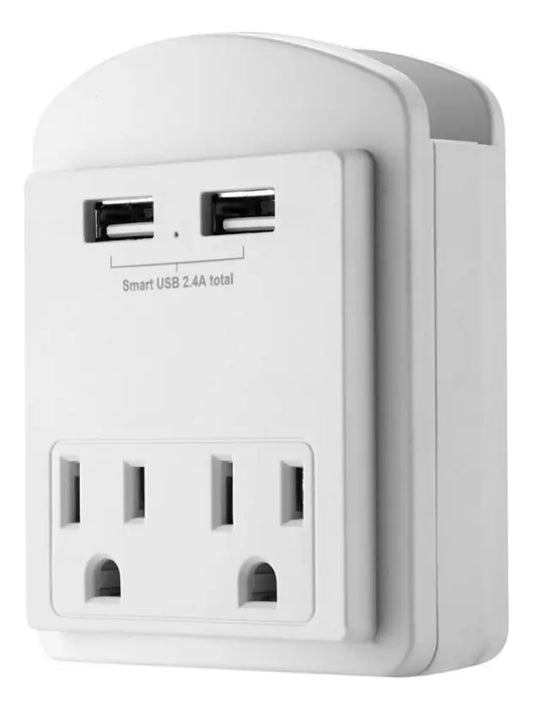 Regleta Electrica 4 Tomas Universal Puerto Usb Puerto C 110v