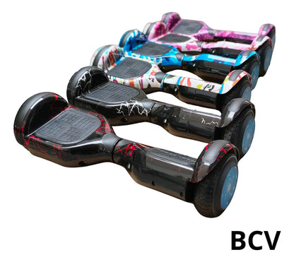 Patineta Electrica Hoverboard Con Bluetooth Y Luces Led