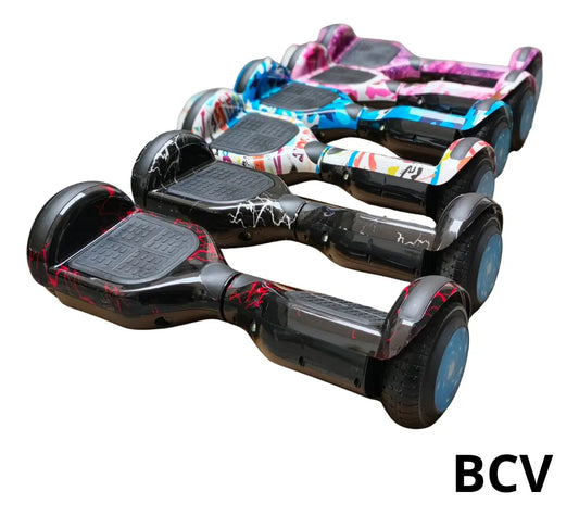 Patineta Electrica Hoverboard Con Bluetooth Y Luces Led