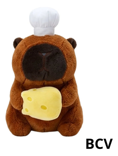 Peluche Afelpado Kapibara Detalle Muñeco 25cm Premium Kawaii