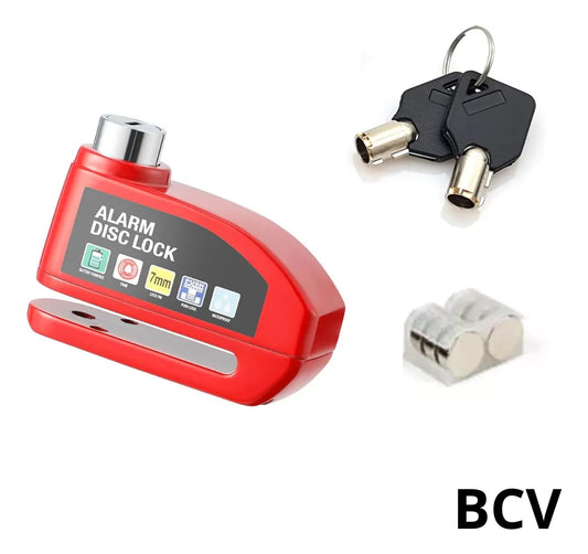Candado Antirobo Moto Bicicleta Freno Multifuncional Alarma