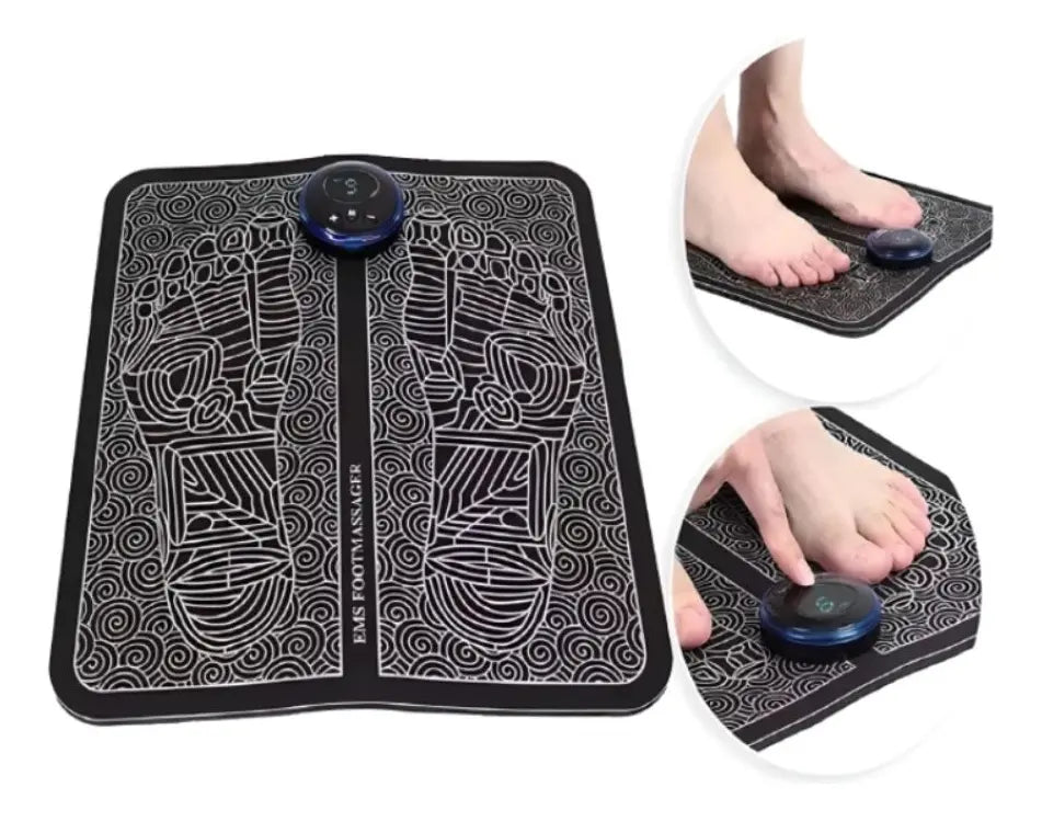 Masajeador De Pies Alfombra Electronico Recargable Muscular