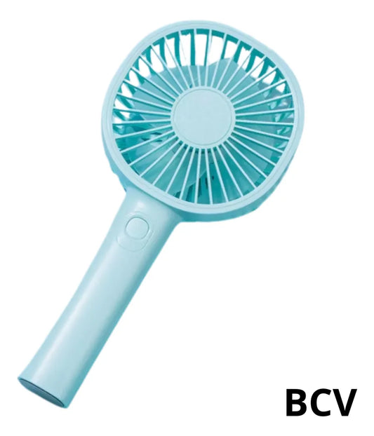 Mini Ventilador Portátil Floral Recargable Mano Usb 5 Aspas