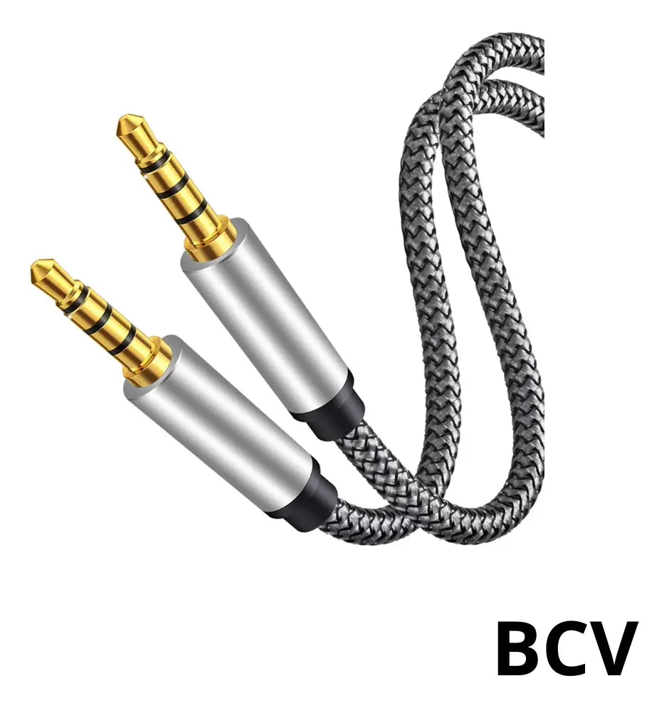 Cable Audio Plud And Plug 2mts Macho Macho Jack Sonido 3.5mm