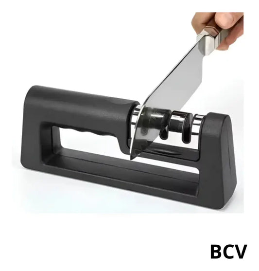 Amolador Afilador De Cuchillos Manual Portatil Tijera Cocina