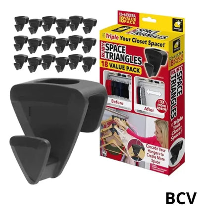 Ganchos De Suspension De Ropa Colgante Multiusos Set 18 U
